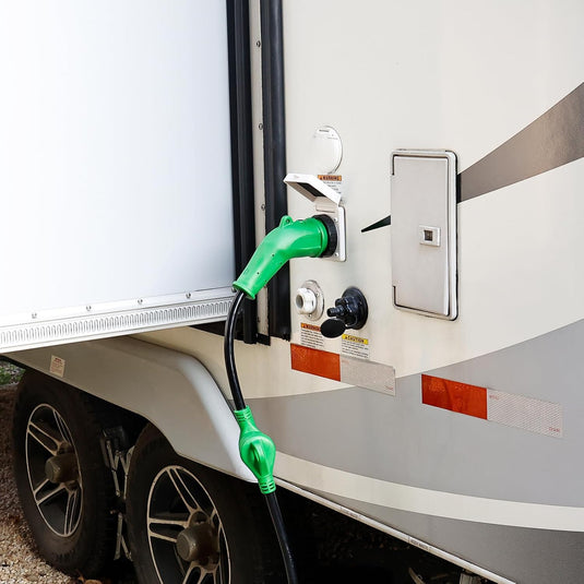 135° 30A to 50A RV Plug Adapter with Locking Connector