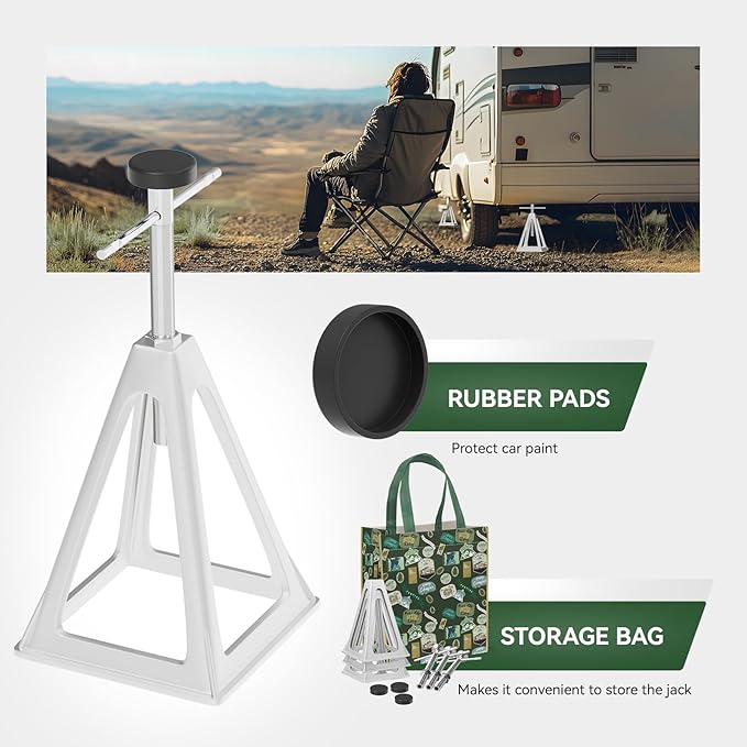 Load image into Gallery viewer, Aluminum RV Stabilizer Jacks 4 Pack

