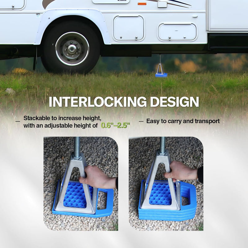 Chargez l'image dans la visionneuse de la galerie, RV Stabilizing Jack Pads - 4-Pack
