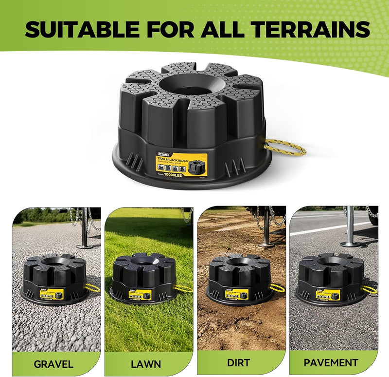 Chargez l'image dans la visionneuse de la galerie, 6" RV Leveling Blocks with Stackable Design
