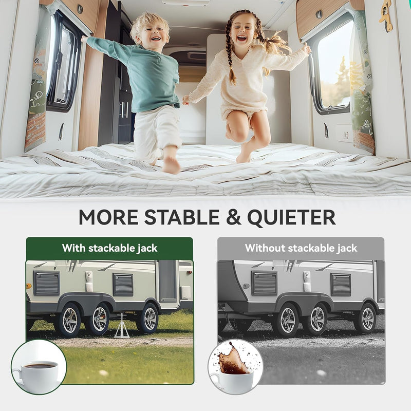 Load image into Gallery viewer, Aluminum RV Stabilizer Jacks 4 Pack
