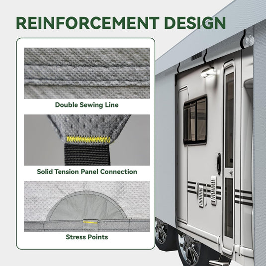 Waterproof & UV Protection 5th Wheel RV Cover