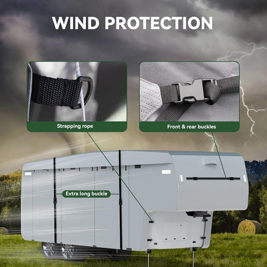 Waterproof & UV Protection 5th Wheel RV Cover