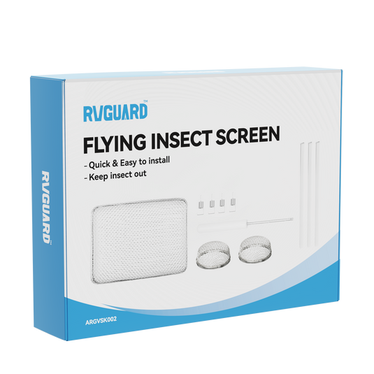 Flying Insect Screen for RV Water Heater Vent Cover 3 Pack (2.8 x 1.3 Inch )(8.5 x 6 x 1.3 Inch)