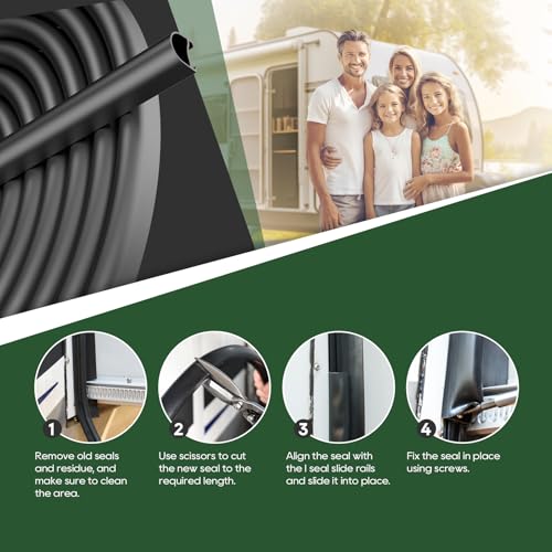Load image into Gallery viewer, D-Shaped RV Slide Out Seal 40 Foot - RVGUARD
