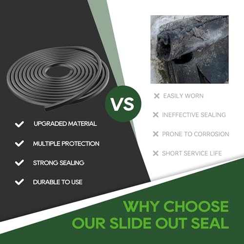 Load image into Gallery viewer, D-Shaped RV Slide Out Seal 40 Foot - RVGUARD
