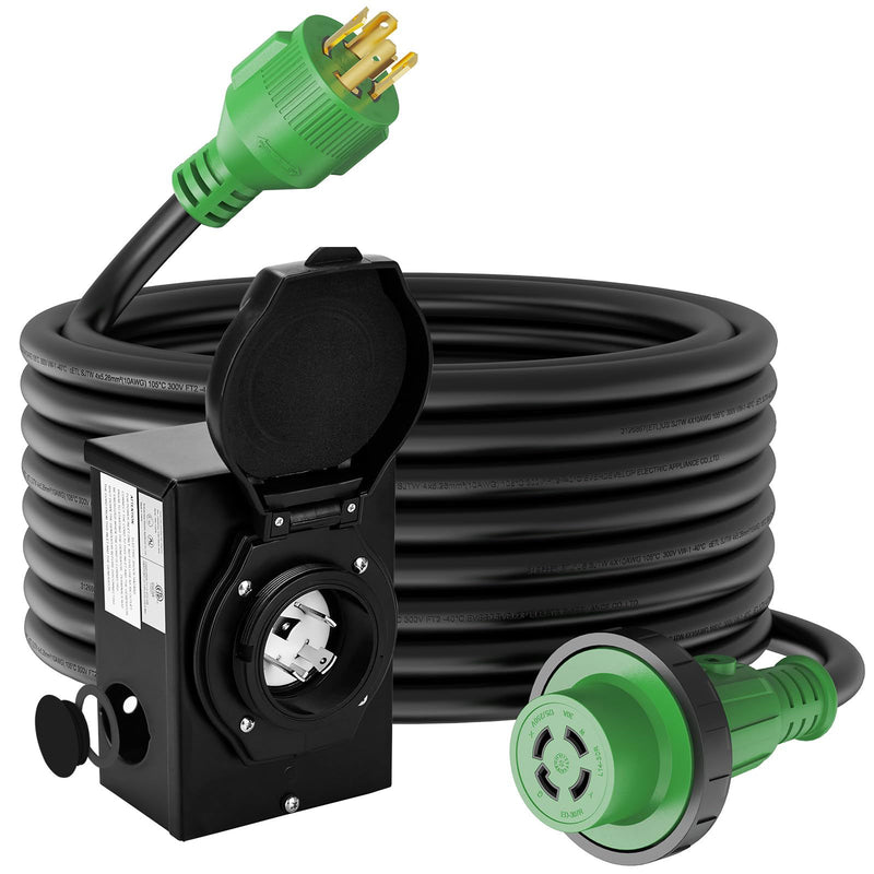 Load image into Gallery viewer, Emergency Power Combo Kit 30 Amp 100 Foot - RVGUARD

