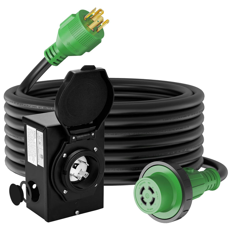 Load image into Gallery viewer, Emergency Power Combo Kit 30 Amp 75 Foot - RVGUARD
