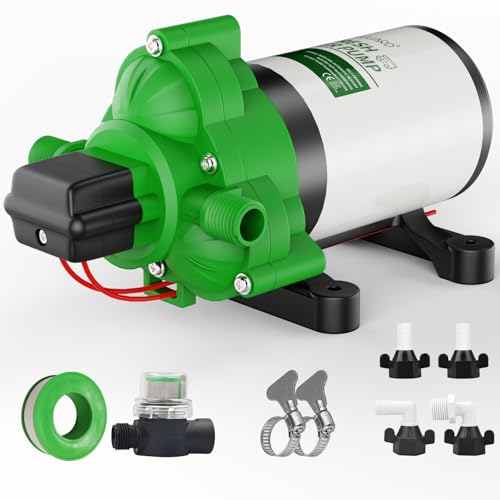 Load image into Gallery viewer, Fresh Water Pump 3.5 GPM with Strainer Filter and Adapters 12V - RVGUARD
