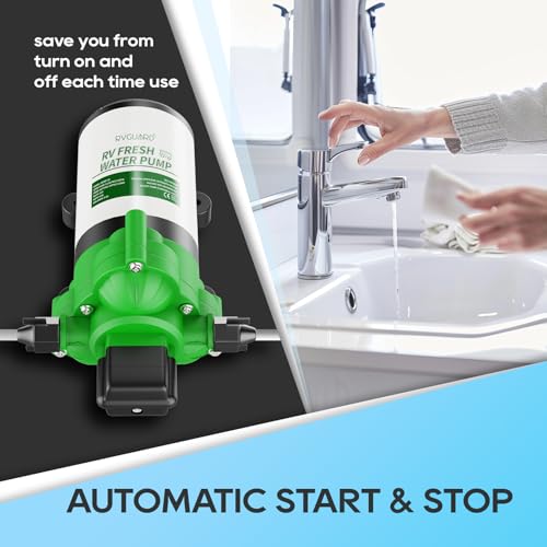 Load image into Gallery viewer, Fresh Water Pump 3.5 GPM with Strainer Filter and Adapters 12V - RVGUARD
