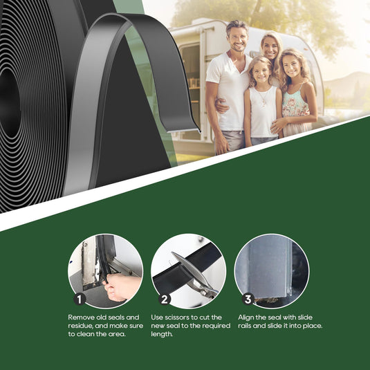 L- Shaped RV Slide Out Seal 30 Foot - RVGUARD