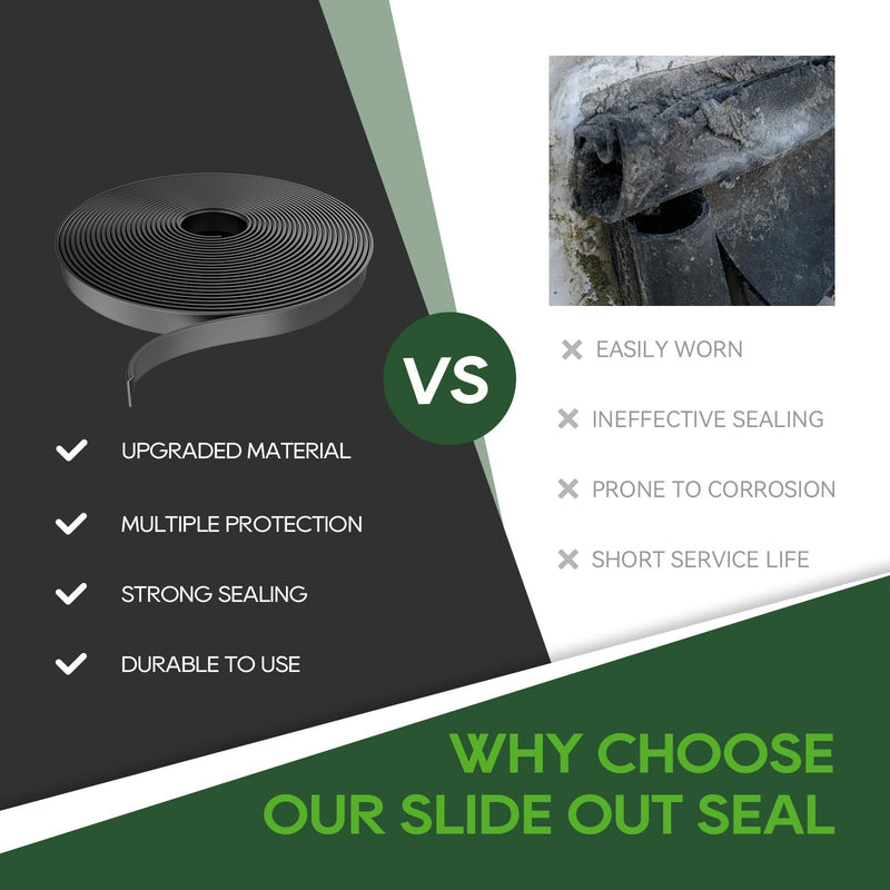 Load image into Gallery viewer, L- Shaped RV Slide Out Seal 30 Foot - RVGUARD

