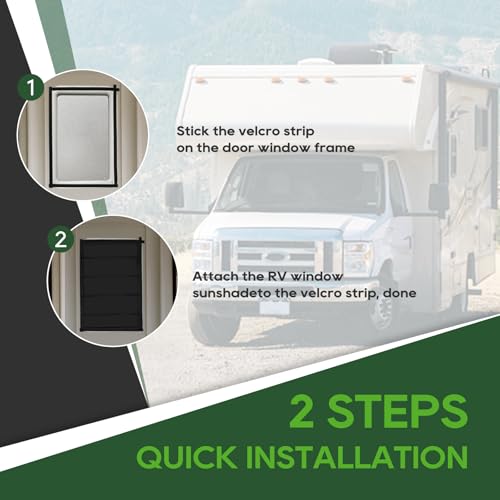 Shade Rv Cover RVGUARD RV Door Window Shade Cover | Magnetic Blackout Shade, UV ...