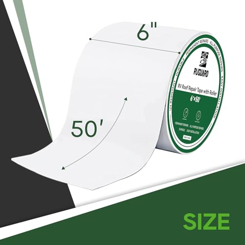 Load image into Gallery viewer, RVGUARD RV Roof Sealant Tape with Roller 6&#39;&#39; x 50&#39; - Size
