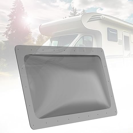 RVGUARD RV Skylight Replacement Outer Dome - 30"*14” - Gray