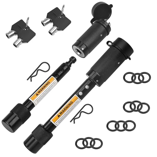 Load image into Gallery viewer, RVGUARD Trailer Hitch Lock for Class III IV 2&quot;&amp; 2-1/2&quot; Receiver 2 Pack - Over View
