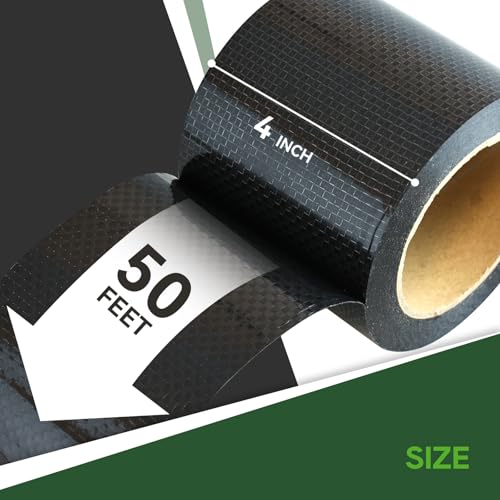 RVGUARD Waterproof Repair Tape with Permanent Sealing Adhesive 4'' x 50' - Size