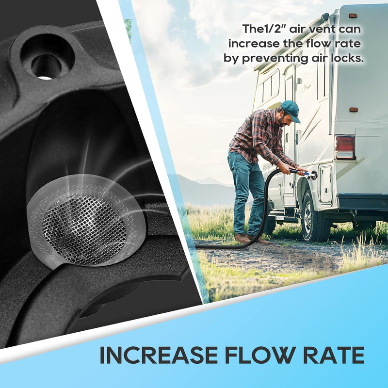 Load image into Gallery viewer, RV Fresh Water Hatch with Gravity Fill Hatch Inlet - RVGUARD
