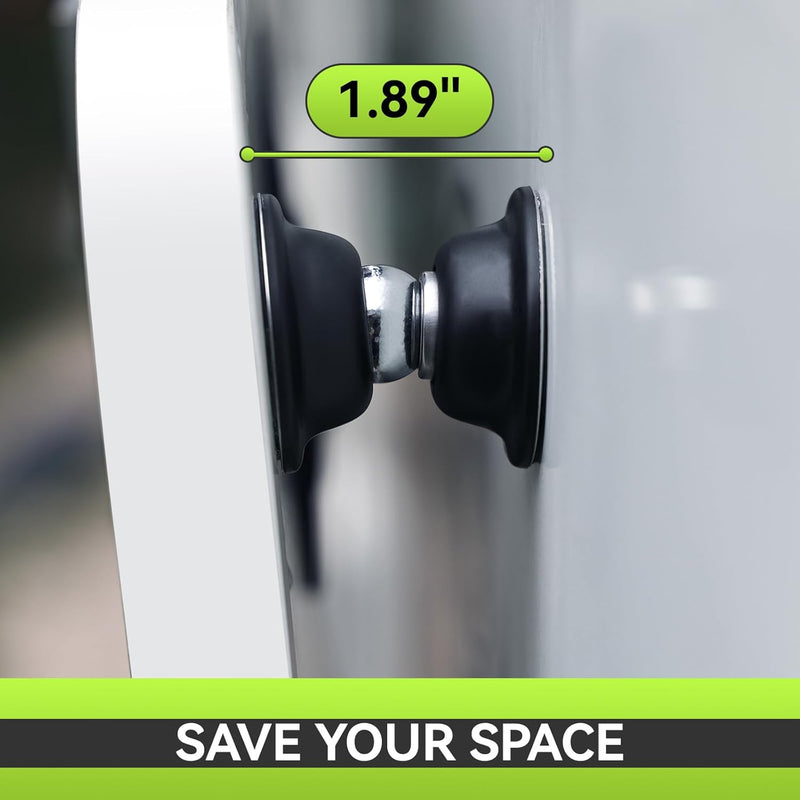 Load image into Gallery viewer, RV Magnetic Door Catch 2 Pack - Black - RVGUARD
