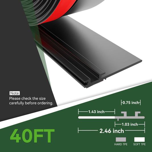 RV Slide Out Seal I-Shaped 40 Foot - RVGUARD