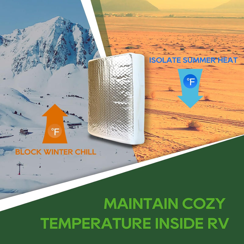 Load image into Gallery viewer, RV Vent Insulator with Reflective Surface 2 Pack - RVGUARD
