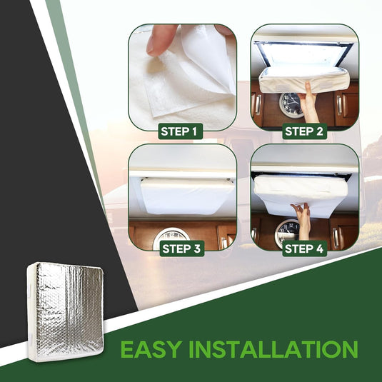 RV Vent Insulator with Reflective Surface 2 Pack - RVGUARD