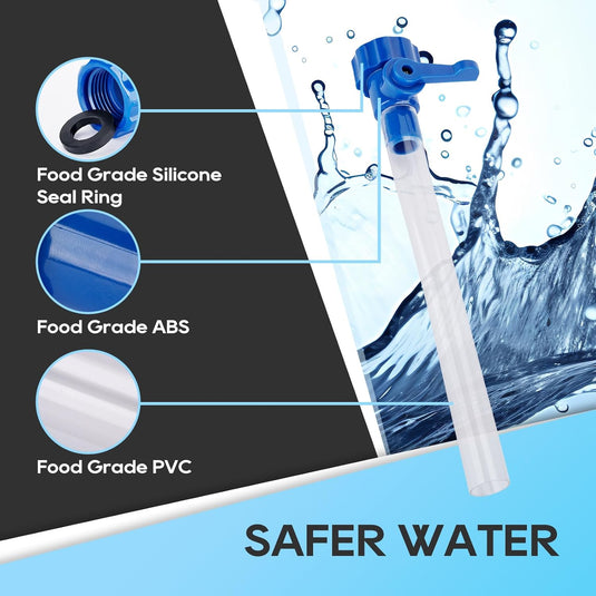 RV Water Tank Filler with Shutoff Valve - RVGUARD