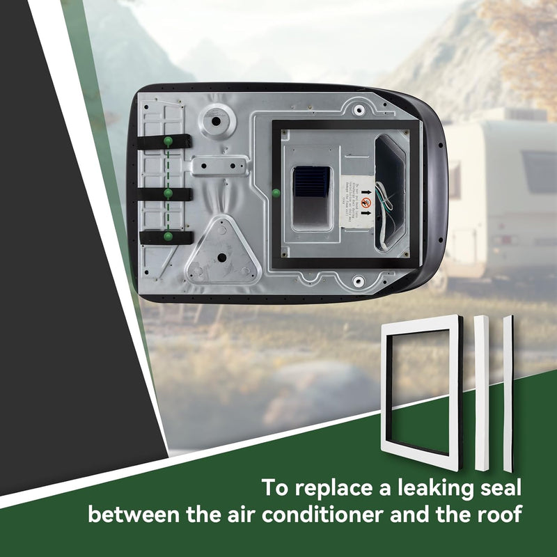 Load image into Gallery viewer, Universal Camper Roof AC Gasket Kit 2 Pack - To replace a leaking seal between the AC and the roof
