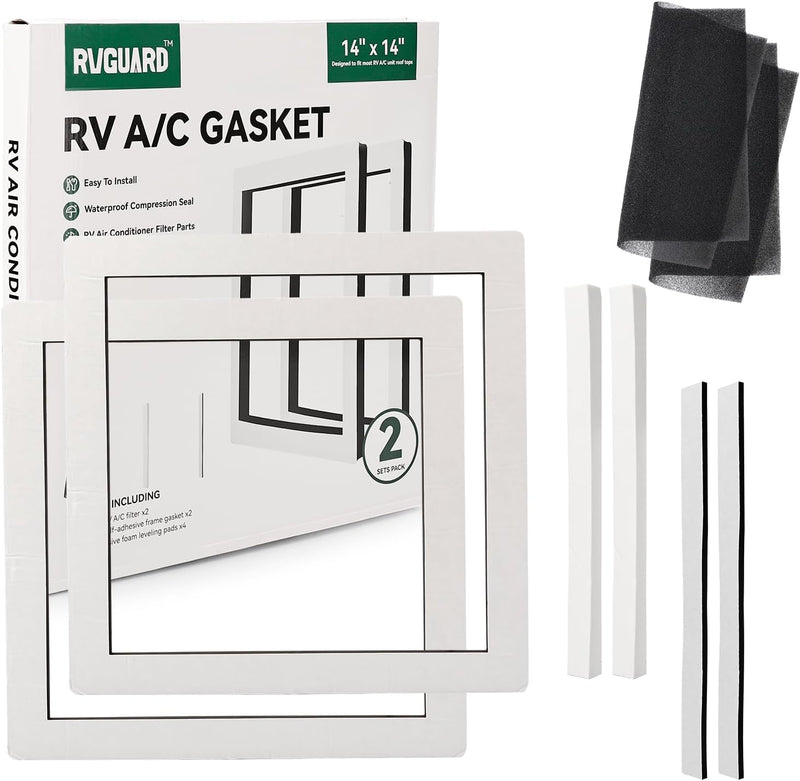 Load image into Gallery viewer, Universal Camper Roof AC Gasket Kit 2 Pack - Over View

