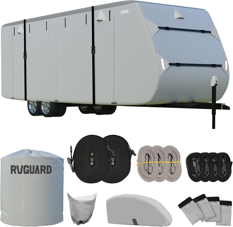 Load and play video in Gallery viewer, Waterproof &amp; UV Protection Trailer Cover
