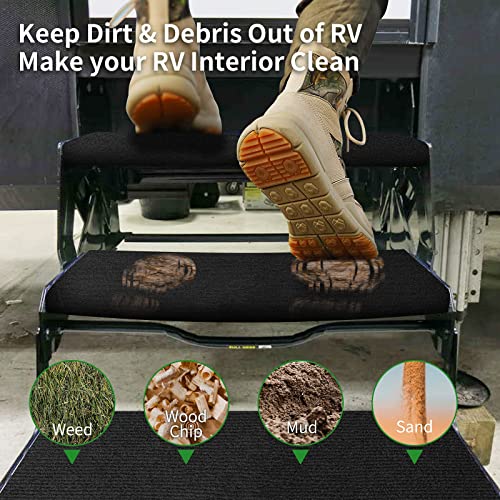 Load image into Gallery viewer, 22 Inch RV Step Rugs 3 Pack - RVGUARD

