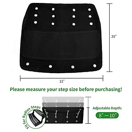 22 Inch RV Step Rugs with Sprinhg Hooks 3 Pack - RVGUARD