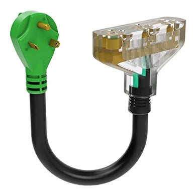 30 Amp to 110V Household Outlet Adapter Cord - RVGUARD
