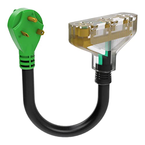 Load image into Gallery viewer, 30 Amp to 110V Household Outlet Adapter Cord - RVGUARD
