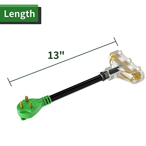 30 Amp to 110V Household Outlet Adapter Cord - RVGUARD