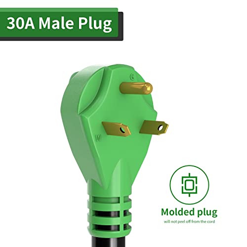 Load image into Gallery viewer, 30 Amp to 110V Household Outlet Adapter Cord - RVGUARD
