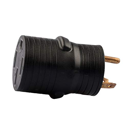 RVGUARD RV Plug Adapter 30 Amp Male (TT-30P) to 50 Amp Female (14-50R)