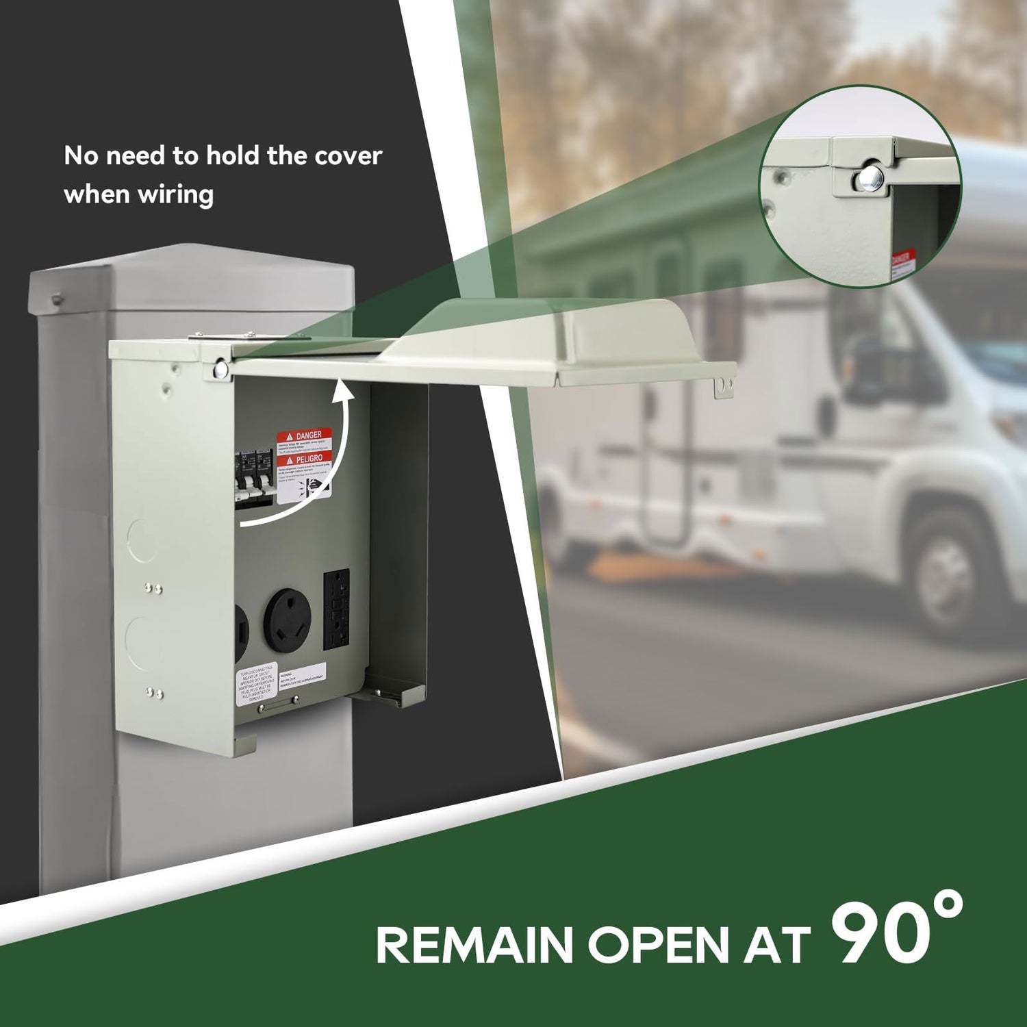 30/50 Amp RV Outlet Boxes, Welder Power Solutions | ETL-Certified | RVGUARD