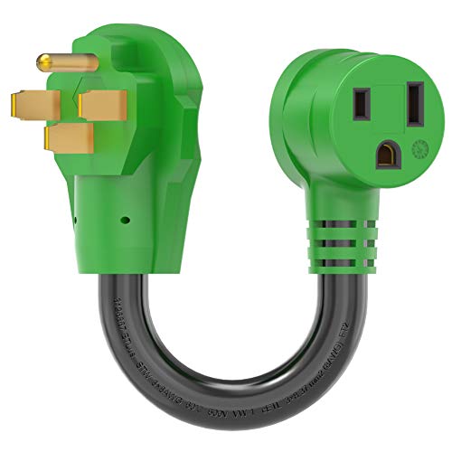 Load image into Gallery viewer, RVGUARD Welder Adapter Cord 12 Inch, NEMA 14-50P to 6-50R, 50 Amp Welder Adapter, Green
