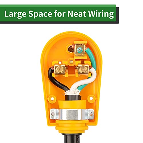 Load image into Gallery viewer, RVGUARD NEMA 6-30P/6-50P Plug, 30/50 Amp 250 Volt Male Plug, 6-30P/6-50P Welder Replacement Plug, ETL Listed
