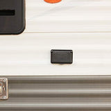 RVGUARD RV Spring-Loaded Weatherproof Receptacle Cover in Black (Receptacle Included)