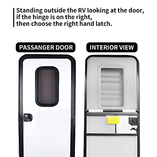 Load image into Gallery viewer, RVGUARD RV Screen Door Latch Right Handle Kit for Camper Trailer Motorhome
