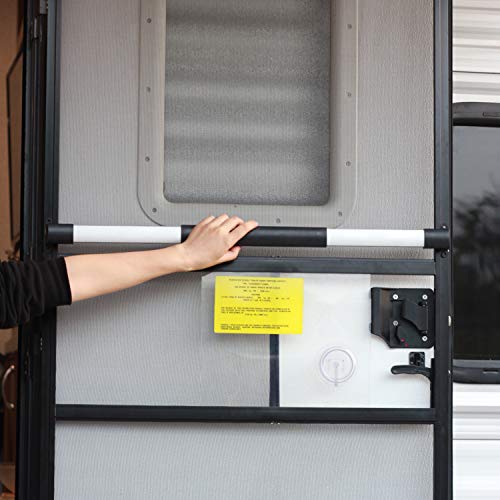 Load image into Gallery viewer, RVGUARD RV Screen Door Cross Bar Handle Adjustable from 21-5/8 Inch to 28-5/8 Inch with Sturdy and Secure Non-Slip Grip
