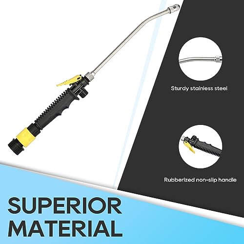 Load image into Gallery viewer, RVGUARD RV Water Heater Tank Rinser, Water Heater Tank Flush Wand, Removes Sediment from Water Heater, Compatible with Standard Garden Hose and RV Water Hose
