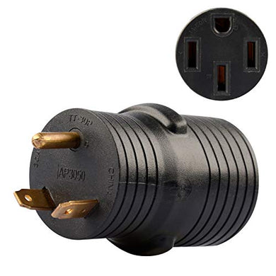 RVGUARD RV Plug Adapter 30 Amp Male (TT-30P) to 50 Amp Female (14-50R)