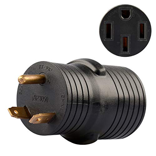 Load image into Gallery viewer, RVGUARD RV Plug Adapter 30 Amp Male (TT-30P) to 50 Amp Female (14-50R)
