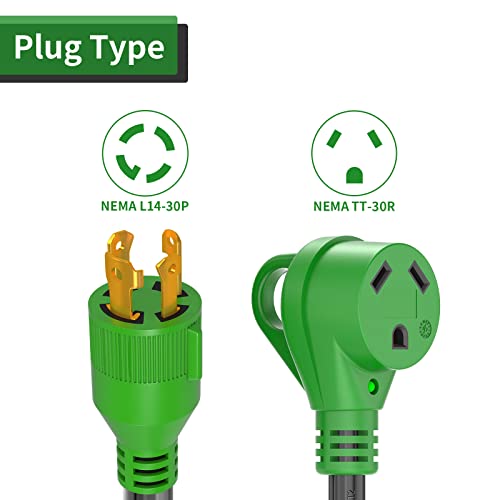 4 Prong RV Generator Adapter Cord 30 Amp to 30 Amp - RVGUARD