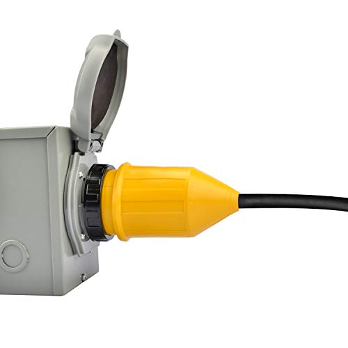 50 Amp RV Power Cord Cover with Boot Inlet - RVGUARD