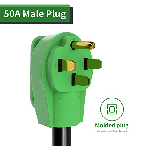 50 Amp to 110V Household Outlet Adapter Cord - RVGUARD
