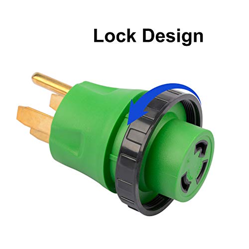 Load image into Gallery viewer, 50 Amp to 30 Amp RV Adapter Plug - RVGUARD
